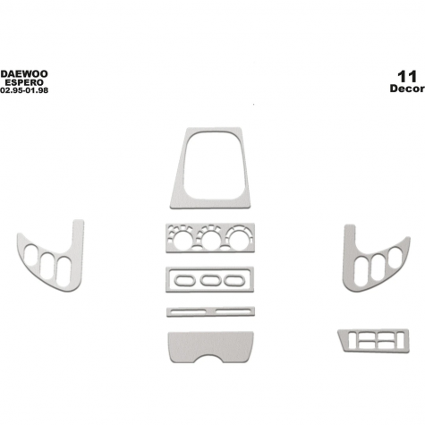 Daewoo Espero Ön Torpido Kaplama 11 Parça 1995-1998