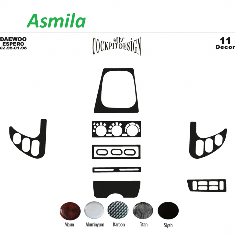Daewoo Espero Ön Torpido Kaplama 11 Parça 1995-1998