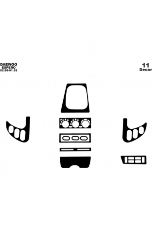 Daewoo Espero Ön Torpido Kaplama 11 Parça 1995-1998