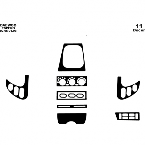 Daewoo Espero Ön Torpido Kaplama 11 Parça 1995-1998