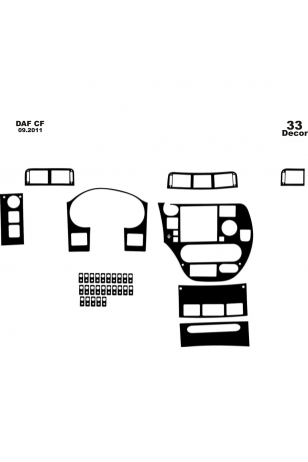 Daf Cf Ön Torpido Kaplama 33 Parça 2011