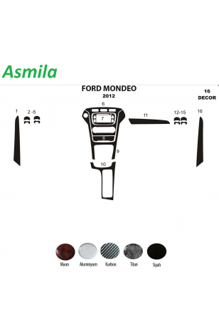 Ford Mondeo Maun Kaplama 2012 16 Parça
